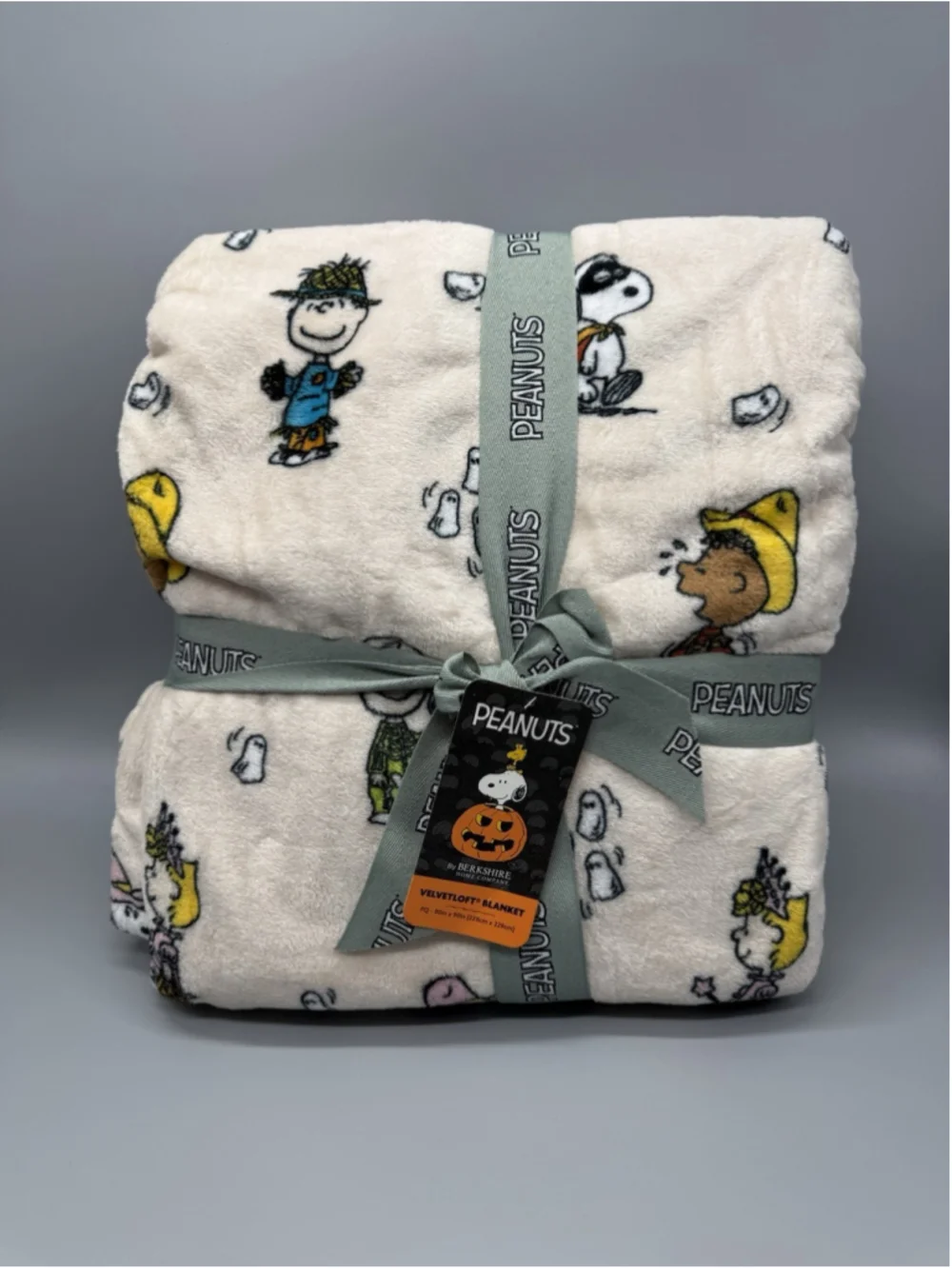 Berkshire Blanket Peanuts Velvet Loft Halloween Costume Characters Throw Blanket
